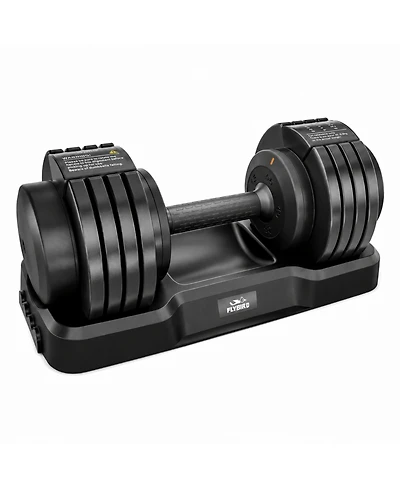 Fed Fitness DB2 Adjustable Dumbbell Set, 5-in-1 Quick Adjustable Weights with Storage Box and Non-Slip Handle, Weight Set for Home Gym Exercise