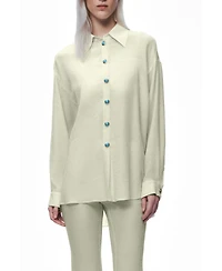 Nocturne Women's Bustier Set Shirt