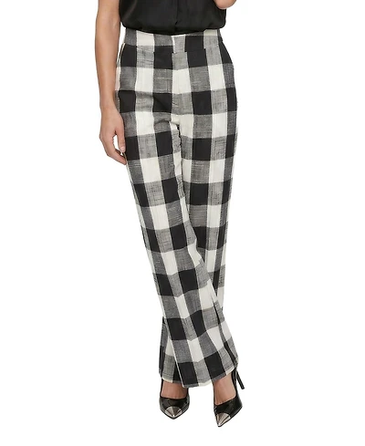 Lily and Lionel London Women's Zena Flared Check Trouser