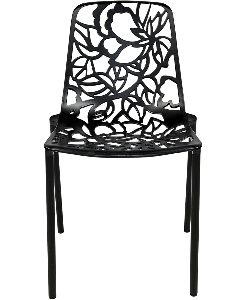 LeisureMod Devon 5-Piece Outdoor Dining Set