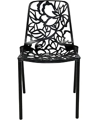 LeisureMod Devon 5-Piece Outdoor Dining Set