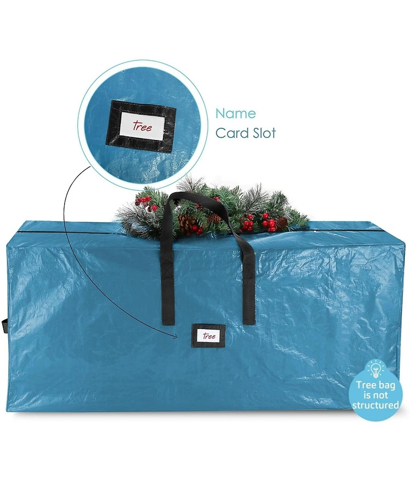 Hearth & Harbor Christmas Tree Storage Bag with Reinforced Handles & Dual Zipper - 7.5 ft