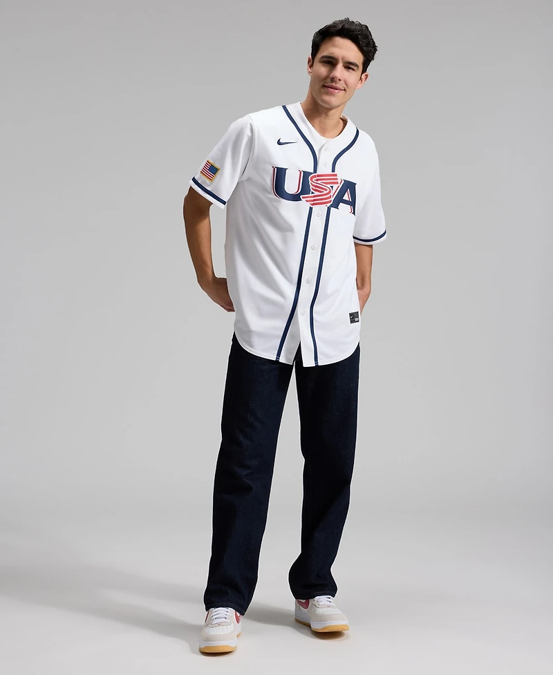 Nike Men's Aaron Judge White Usa Baseball 2026 World Classic Stadium Jersey