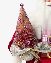 Holiday Lane Whimsy Standing Santa with Tree and Gifts, Macy's Exclusive