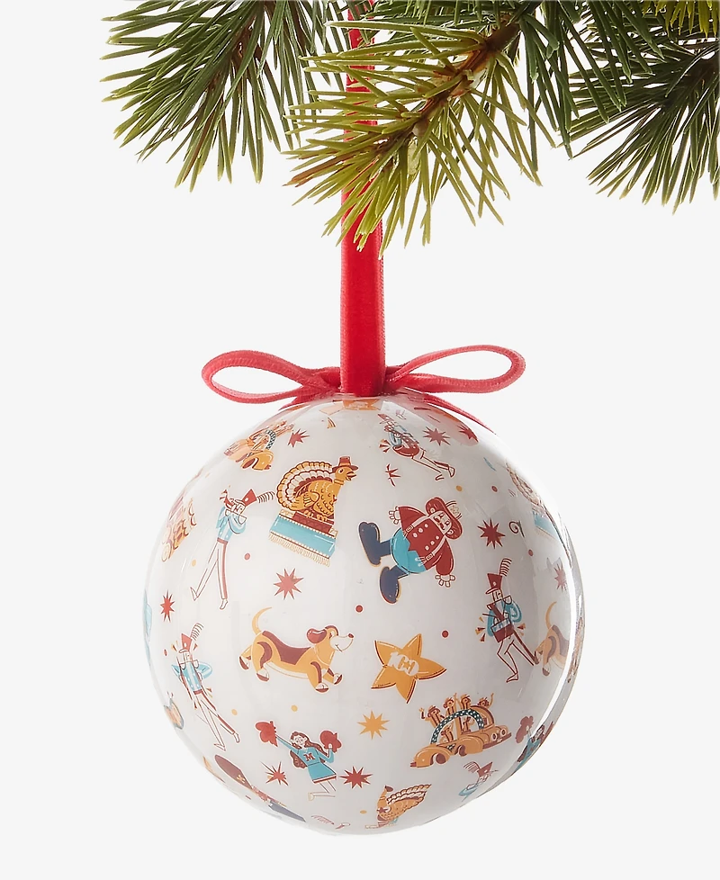 Macy's 100th Thanksgiving Day Parade Ball Ornament, Macy's Exclusive