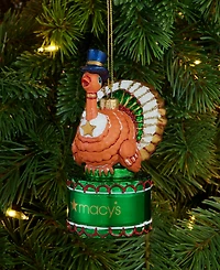 Macy's 100th Thanksgiving Day Parade Glass Turkey Ornament, Macy's Exclusive