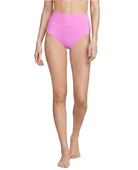 Lands' End Women's Pinchless High Waisted Bikini Bottoms