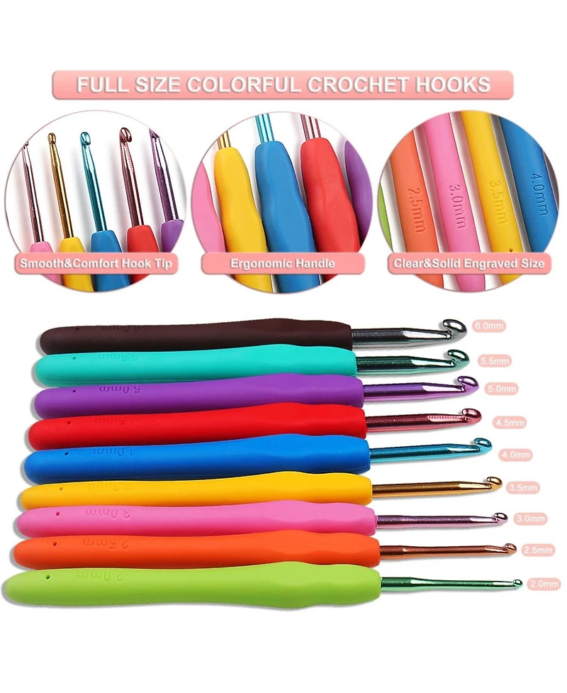 Aeelike Crochet Starter Kit for Beginners