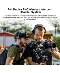 Hollyland Solidcom C1 Pro-6S Full-Duplex Enc Wireless Intercom System with 6 Headsets