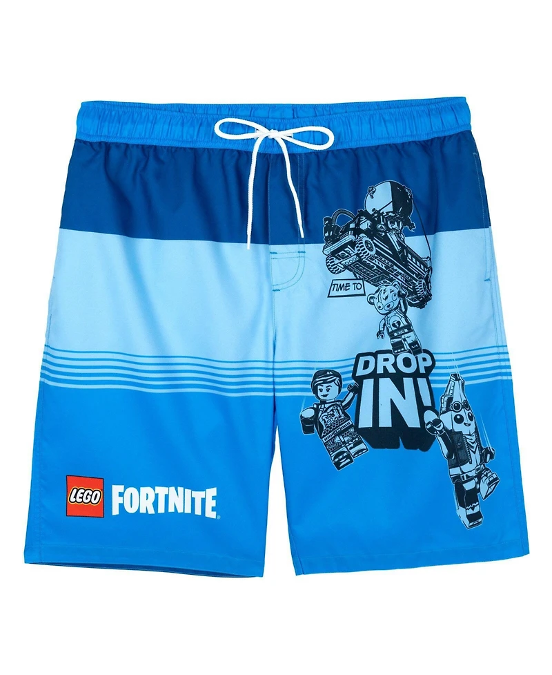 Lego Boys Fortnite Men's Upf 50+ Swim Trunks