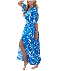 Cupshe Women's Feel It My Soul Tropical Midi Beach Dress