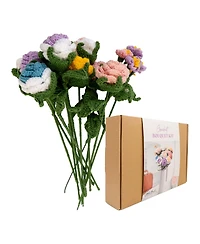 John Bead Bouquet Kit Floral Crochet Diy Kit for Beginners