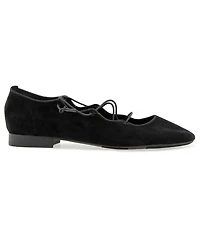 Kensie Women's Eglantine Elastic Strap Ballet Flat