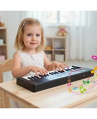 Costway Kids Piano Keyboard with 8 Rhythms Tones 22 Demos for 3+ Years Old Boys and Girls