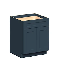 Boyel Living 27" W Standard Base Cabinet, Ready to Assemble Kitchen Cabinet with Solid Wood Frame, Soft-Close Slides and Hinges