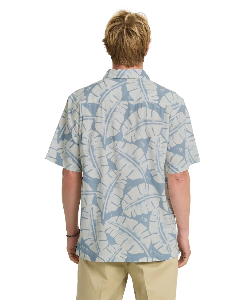 Quiksilver Waterman Men's Fronds Short-Sleeve Shirt
