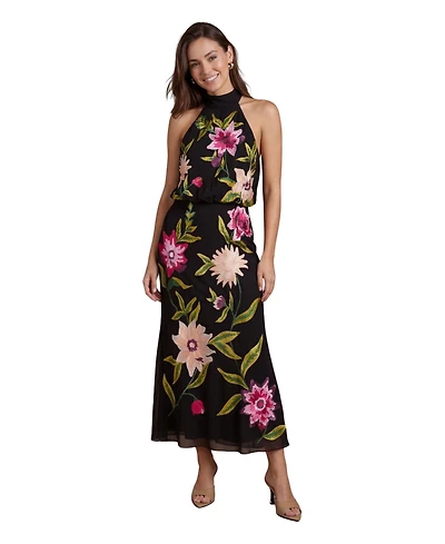 Coast Women's Floral Halter Neck Maxi Dress