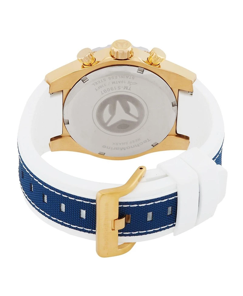 Techomarine Men's Tm-519007 Reef Shark Quartz Chronograph , Transparent Dial Watch