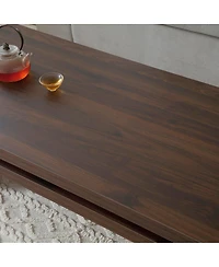 Streamdale Furniture Mid-Century Modern Solid Firwood Coffee Table