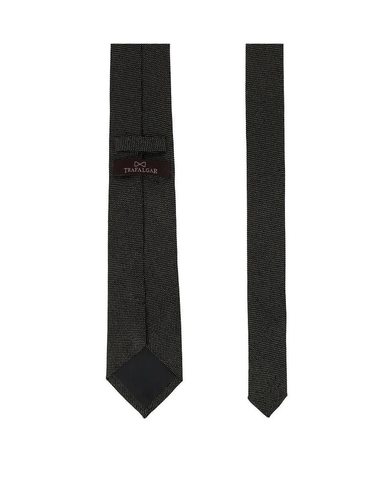 Trafalgar Men's Janus Metallic and Silk Classy Necktie