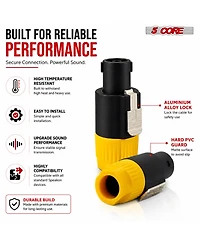 5 core Speakon Adapter High Quality Audio Jack Male Audio Pin Speaker Adapter Connector