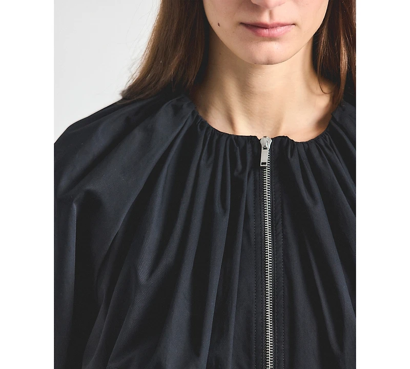 Derek Lam 10 Crosby Women's Lukas Front-Zipper Blouson Jacket