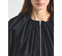 Derek Lam 10 Crosby Women's Lukas Front-Zipper Blouson Jacket
