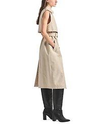Derek Lam 10 Crosby Women's Reign Twill Trench Dress