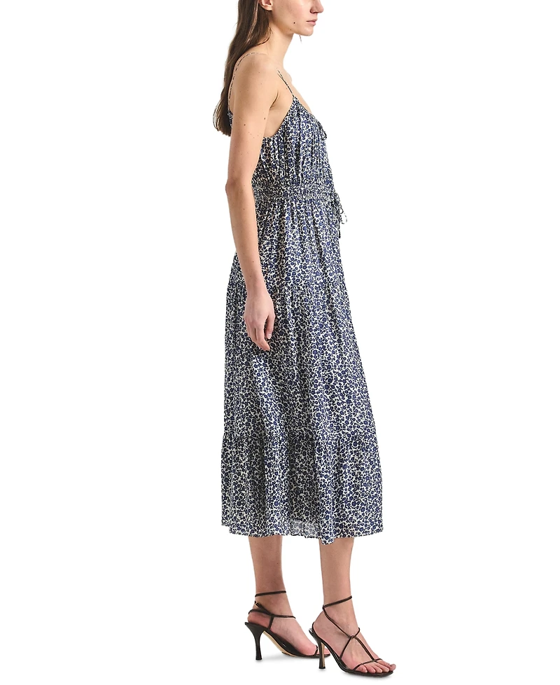 Derek Lam 10 Crosby Women's Abigail Smocked Waist Midi Dress