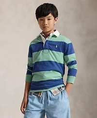 Polo Ralph Lauren Boys' 8-20 Iconic Long-Sleeve Rugby Shirt