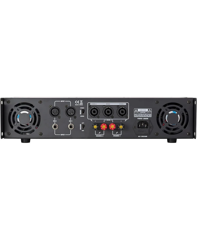 Gemini Sound Xga-3000 Class Ab 2x 200W Professional Dj Amplifier, Multizone, Rack Mount