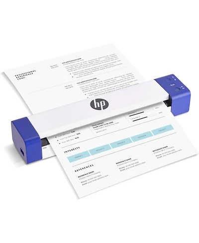 Hp PS150 Portable Wireless Document Scanner, Duplex Usb and Wi-Fi Rechargeable Scanner