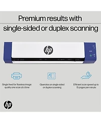 Hp PS150 Portable Wireless Document Scanner, Duplex Usb and Wi-Fi Rechargeable Scanner