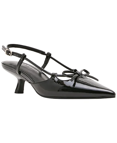 Madden Girl Women's Kaia Slingback Bow Kitten Heel Pumps