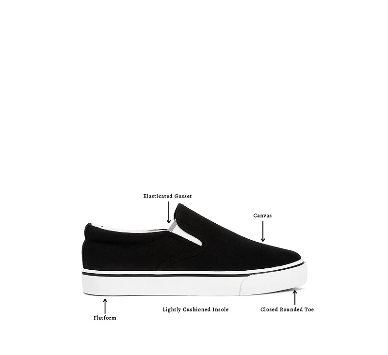 London Rag Laszlo Canvas Slip On Sneakers