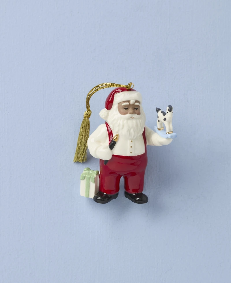 Lenox African American Santa's Workshop Ornament