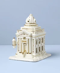Lenox Mistletoe Park Bank Lit Figurine