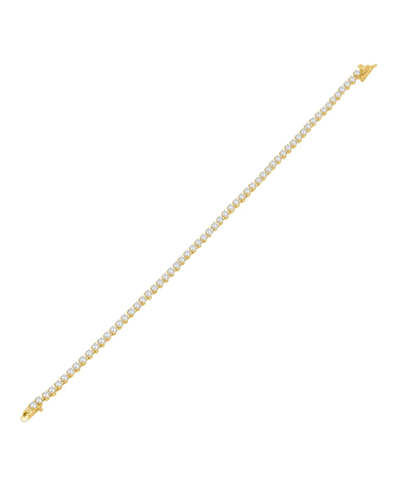 Macy's Lab-Grown Diamond Tennis Bracelet (3 ct. t.w.) in 10k White Gold (Also Available in 10k Yellow Gold)