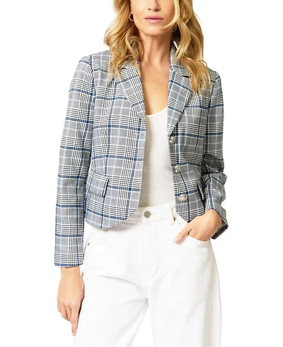 Central Park West Women's Paulie Plaid Blazer