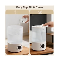 Topteng 1.1 Gal Humidifier with 7-Color Rgb Light, 12H Runtime, 9H Timer & 360° Nozzle