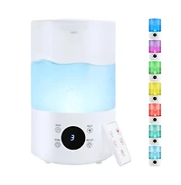 Topteng 1.1 Gal Humidifier with 7-Color Rgb Light, 12H Runtime, 9H Timer & 360° Nozzle