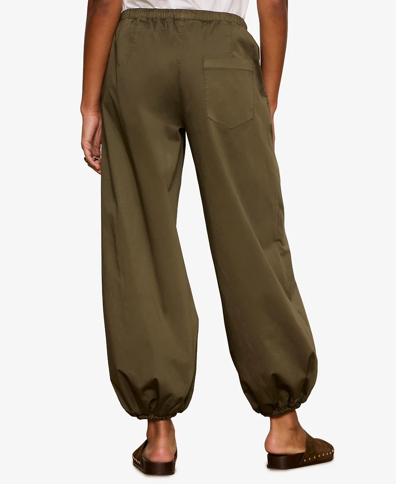 Sanctuary Women's Cropped Balloon Leg Pull-On Pants