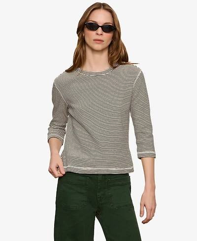 Sanctuary Women's 3/4-Length Sleeve Crewneck T-Shirt