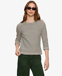 Sanctuary Women's 3/4-Length Sleeve Crewneck T-Shirt