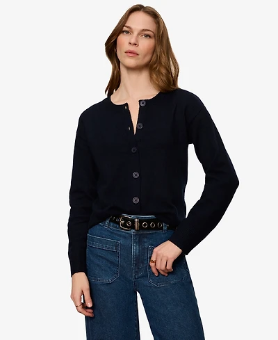 Sanctuary Women's Semi-Cropped Crewneck Sweater