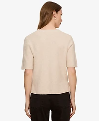 Sanctuary Women's Short-Sleeve Crewneck Sweater