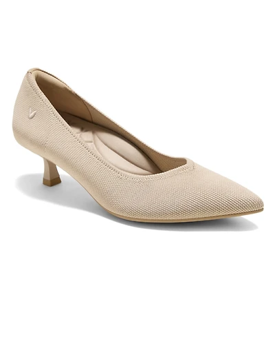 Vivaia Women's Scarlett Pointed-Toe Kitten Heels