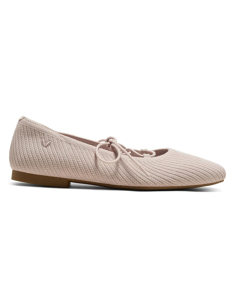 Vivaia Women's Miley 3 Laces Included Square-Toe Lace-Up Mary Janes Flats