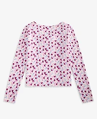 Epic Threads Girls' 4-16 Floral-Print Long-Sleeve Sweetheart Shirt, Macy's Exclusive