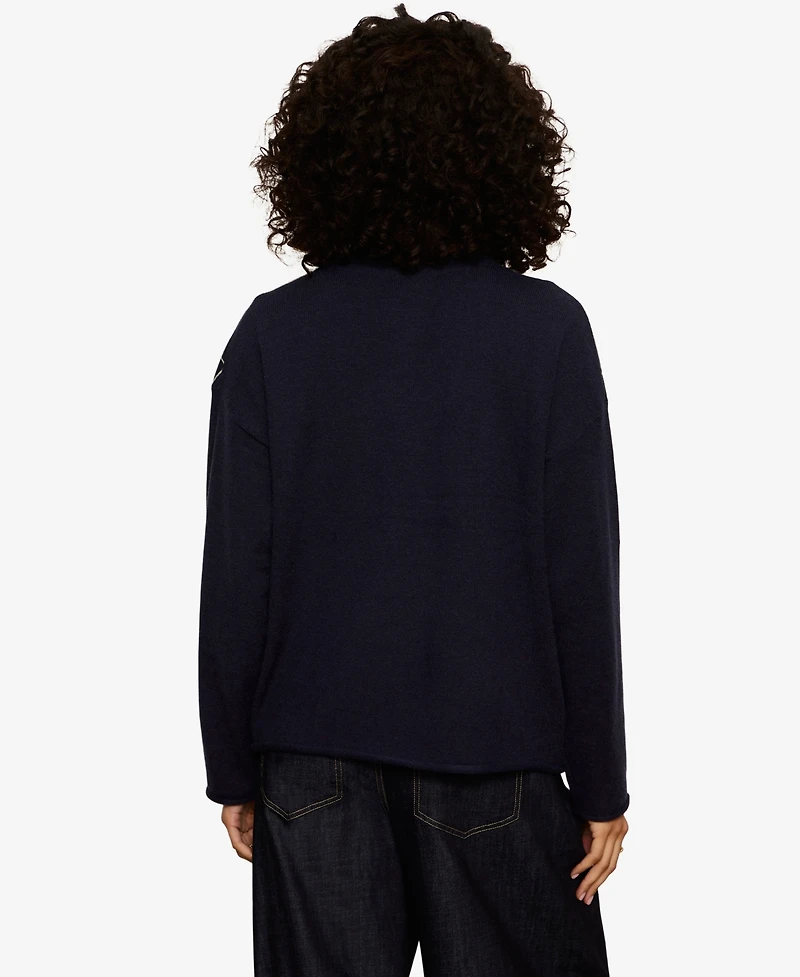 Sanctuary Women's Arden Long-Sleeve V-Neck Sweater